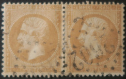 X1135 - NAPOLEON III (PAIRE) N°21b - GC 2602 : NANTES (Loire Inférieure) - 1862 Napoleon III