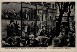 München - Moritatensänger E. Becker Zur Sommerdult 1942 - München