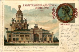München - 2. Kraft Und Arbeitsmaschinen Ausstellung 1898 - Litho - München