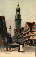 Hamburg, St.Michaelis-Kirche Vom Schaarmarkt Gesehen - Andere & Zonder Classificatie