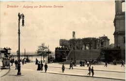 Dresden, Aufgang Zur Brühlschen Terrassse - Dresden