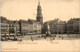 Dresden, Altmarkt Mit Kreuzkirche - Dresden