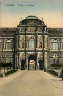 Dresden, Zwinger, Portal - Dresden