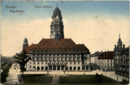 Dresden, Neues Rathaus, Ring-Strasse - Dresden