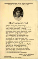 Tod Kgl Hoheit Des Erbprinzen Luitpold Von Bayern 1914 - Familias Reales