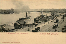 Dresden, Landungsplatz Der Dampfschiffe - Dresden