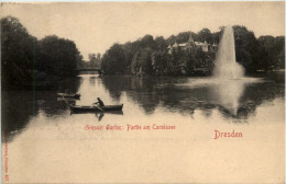 Dresden, Kgl. Grosser Garten, Partie Am Carolasee - Dresden