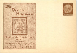 Berlin - Briefmarke Nationale Ausstellung 1937 - Ganzsache PP 136 C1 - Sonstige & Ohne Zuordnung