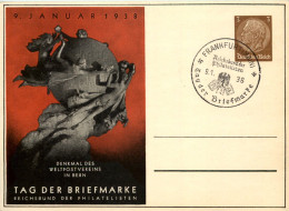 Tag Der Briefmarke 1938 - Ganzsache PP122 C75 Mit SST Frankfurt Main - Altri & Non Classificati