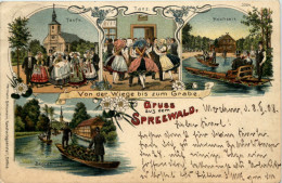 Gruss Aus Dem Spreewald - Litho - Sonstige & Ohne Zuordnung