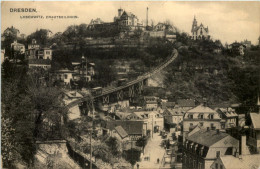 Dresden, Loschwitz, Weisser Hirsch, Luisenhof Mit Bergbahn - Dresden