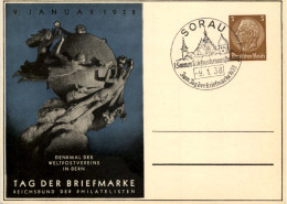 Tag Der Briefmarke 1938 - Ganzsache PP122 C75 Mit SST Sorau - Andere & Zonder Classificatie