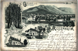 Gruss Aus Rosenheim - Litho - Rosenheim