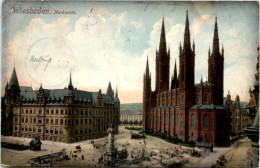 Wiesbaden, Marktplatz - Wiesbaden