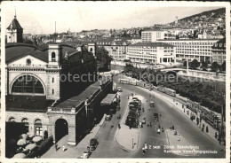 11649385 Zuerich Bahnhofsplatz Autos Strassenbahn Zuerich - Other & Unclassified