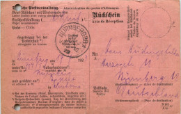 Nürnberg Rückschein Aus USA - Nuernberg