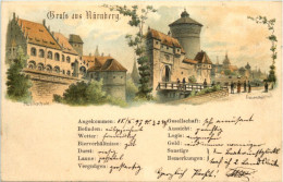 Gruss Aus Nürnberg- Litho - Nuernberg