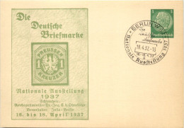 Berlin - Briefmarke Nationale Ausstellung 1937 - Ganzsache PP 126 C20 - Otros & Sin Clasificación