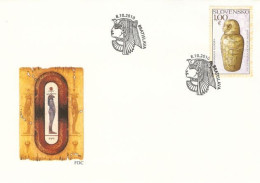 FDC 481 Joint Issue Of Slovakia And Egypt 2010 - Mythology