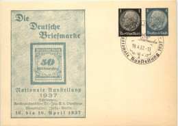 Berlin - Briefmarke Nationale Ausstellung 1937 - Ganzsache PP 132 C1 - Sonstige & Ohne Zuordnung