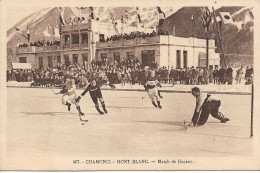 74 - CHAMONIX - Hockey Match Grande Bretagne - France - J.O. 1924 - CP Photo Monnier N° 467 - Chamonix-Mont-Blanc