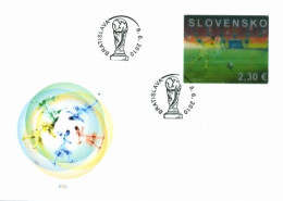 FDC 475 Slovakia In Football World Cup Final In South Africa 2010 - FDC