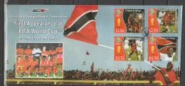 Trinidad & Tobago 2006 Football Soccer World Cup Set Of 4 On FDC - 2006 – Duitsland