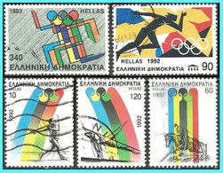 GREECE - GRECE- HELLAS 1992:  Compl. Set Used - Oblitérés