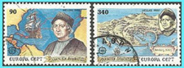 GREECE - GRECE- HELLAS 1992:  Europa Compl Set Used - Oblitérés