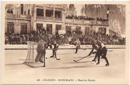 74 - CHAMONIX - Hockey Match Grande Bretagne - France - J.O. 1924 - CP Photo Monnier N° 468 - Chamonix-Mont-Blanc