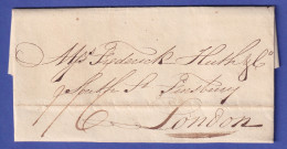England Vorphila-Brief Mit Zweizeiler TROWBRIDGE 1821 Nach London - Otros - Europa