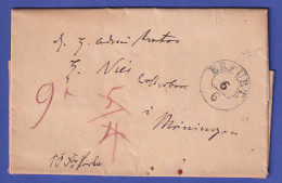Vorphila-Brief Mit Zweikreis-O ERFURT 1829 Gelaufen Nach Meiningen - Altri & Non Classificati