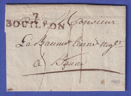 Belgien Vorphila-Brief Mit Zweizeiler BOUILLON Nach Baune 1804 - Sonstige - Europa