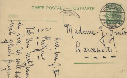 Luxembourg - Luxemburg -  Carte - Postale  1921  Adressé à Mme  Ginter - Ginter ,  Larochette - Entiers Postaux