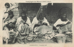 JUDAÏCA - JEWISH - MAROC - CASABLANCA -  Savetiers Juifs - Campagne Du Maroc (1907-1908) - Jud-407 - Jodendom