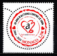 MONACO 2024 - 20 ANS DE FIGHT AIDS MONACO - NEUF ** - Ongebruikt
