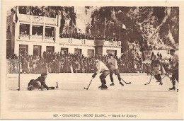 74 - CHAMONIX - Hockey Match Des J.O. 1924 - CANADA Bat SUEDE - CP Photo Monnier N° 469 - Chamonix-Mont-Blanc