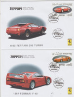 FDC AFGHANISTAN  AFGHAN POST 1999 FERRARI  1999 SERIE DE 6 VALEURS-TBE - Automobili