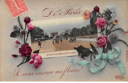 PARIS - De Paris Je Vous Envoie Ces Fleurs - Avenue Du Bois De Boulogne - Très Bon état - Distrito: 16