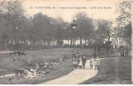 PARIS - Square Des Batignolles - Allée De La Grotte - Très Bon état - District 17