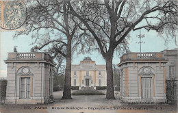 PARIS - Bois De Boulogne - Bagatelle - L'Entrée Du Château - Très Bon état - Distrito: 16