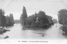 PARIS - Le Lac Du Bois De Boulogne - Très Bon état - Distrito: 16