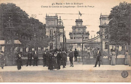 PARIS - Bois De Boulogne - Champ De Courses De Longchamps - Entrée Du Pesage - Très Bon état - Distretto: 16