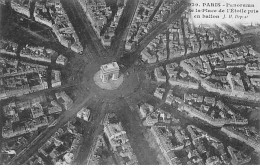 PARIS - Panorama De La Place De L'Etoile Pris En Ballon - Très Bon état - Paris (08)