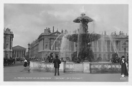 PARIS - Place De La Concorde - Fontaine Des Fleuves - Très Bon état - Arrondissement: 08