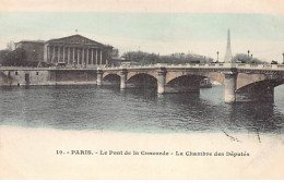 PARIS - Le Pont De La Concorde - La Chambre Des Députés - Très Bon état - Paris (08)