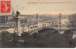 PARIS - Le Pont Alexandre III - F. F. - Très Bon état - Distrito: 08
