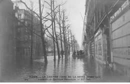 PARIS - La Grande Crue De La Seine 1910 - Inondation Du Boulevard Haussmann - Très Bon état - District 08