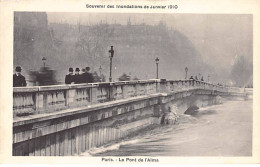 PARIS - Souvenir Des Inondations De 1910 - Le Pont De L'Alma - Très Bon état - Arrondissement: 08