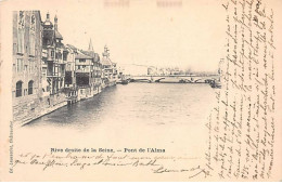 PARIS - Rive Droite De La Seine - Pont De L'Alma - Très Bon état - Paris (08)